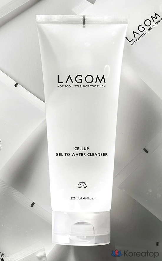 Гель для умывания LAGOM Cellup Gel to Water Cleanser, 220 мл, 1 шт., фото 3