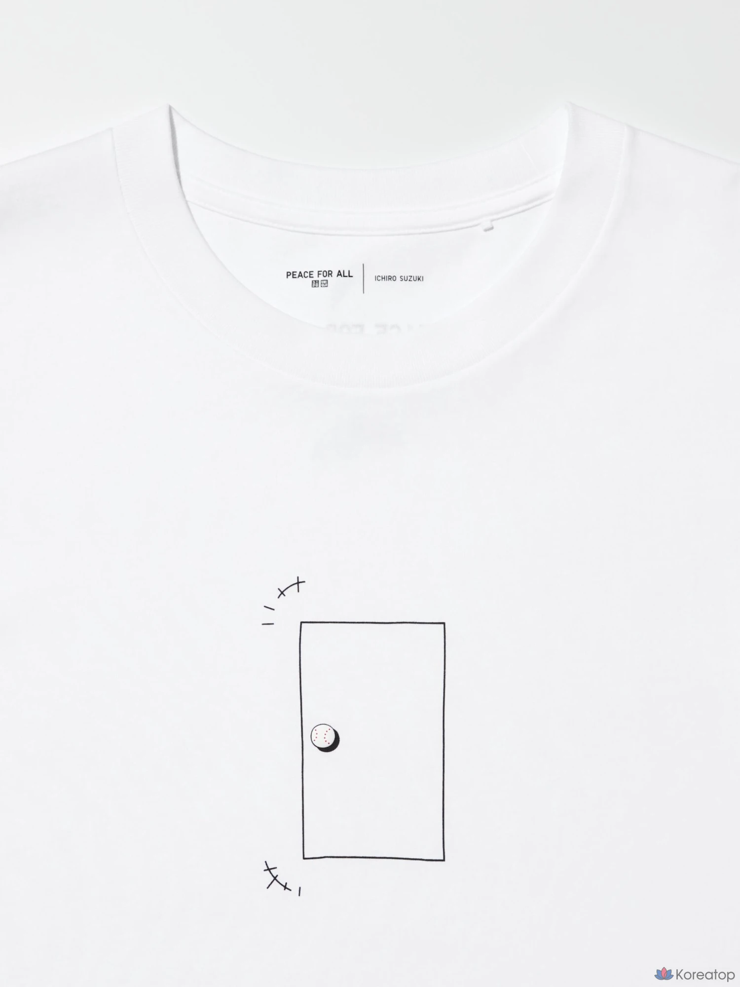 Футболка Uniqlo PEACE FOR ALL Graphic T-Shirt Regular Fit Ichiro Suzuki