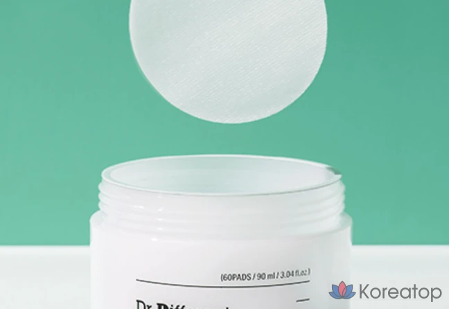 Пэды для лица Dr. Different Cica Metal Calming Pad, 90 мл, 60 шт.