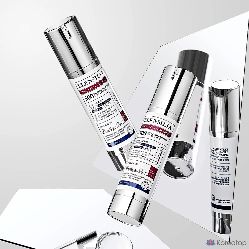 Сыворотка Elensilia Escargot Original Snail Serum Needle Essence 500 Shot, 50 мл, 1 шт.