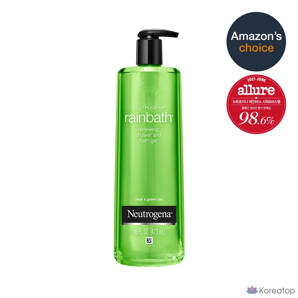 Гель для душа Neutrogena Rainbath Green Tea &amp; Pear Body Wash, 473 мл, 1 шт.