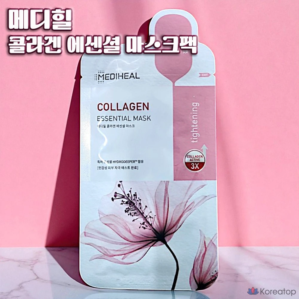 Тканевая маска для лица MEDIHEAL Collagen Essential Mask, 24 мл, 1 шт.
