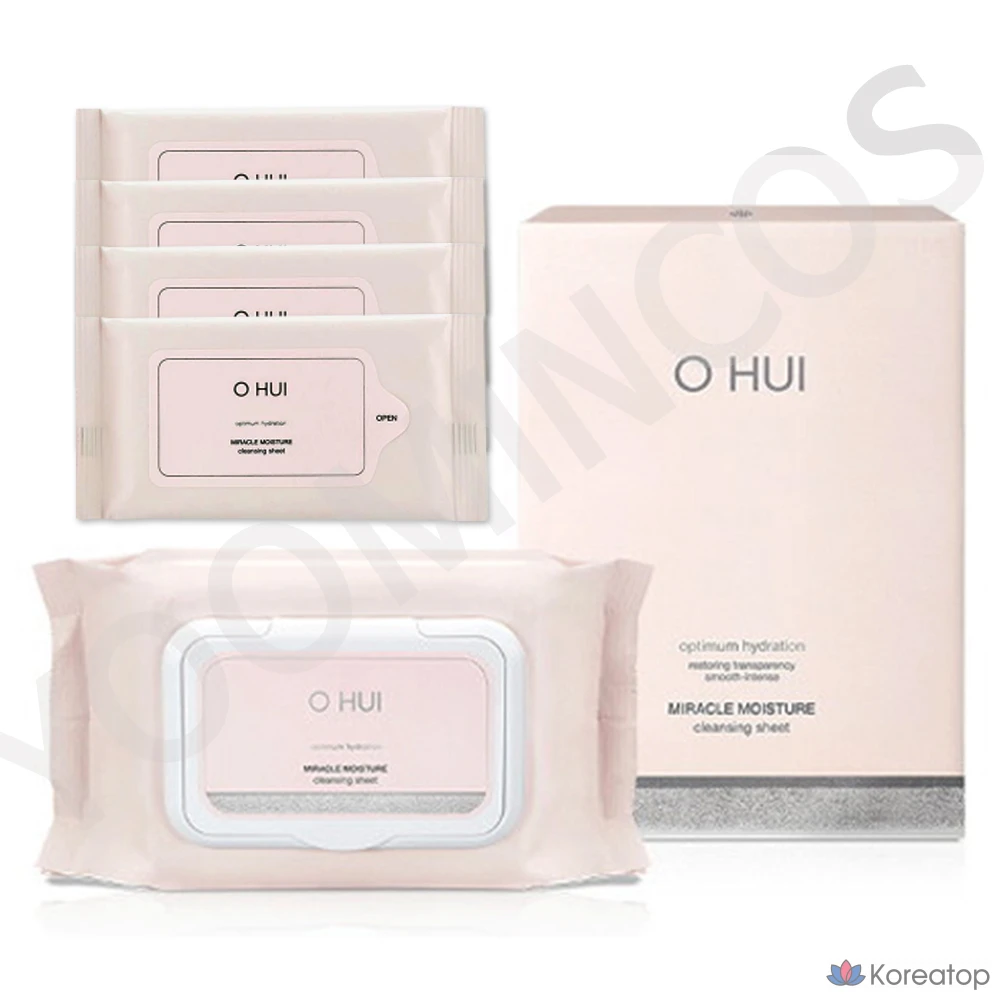Очищающие салфетки Ohui Miracle Moisture Cleansing Sheet, 100 шт.