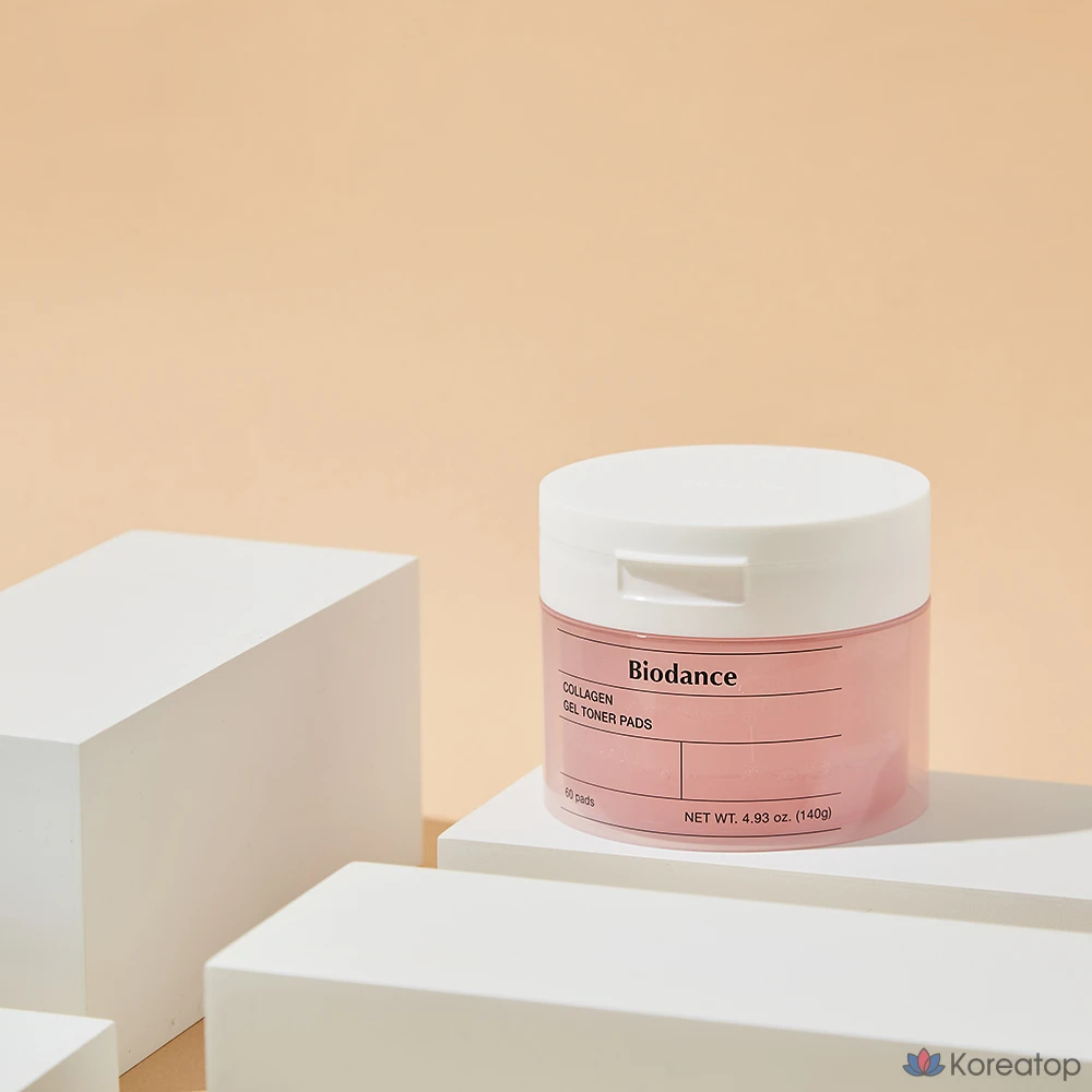 Тонер-пэды Biodance Collagen Gel Toner Pad, 140 г, 60 шт.