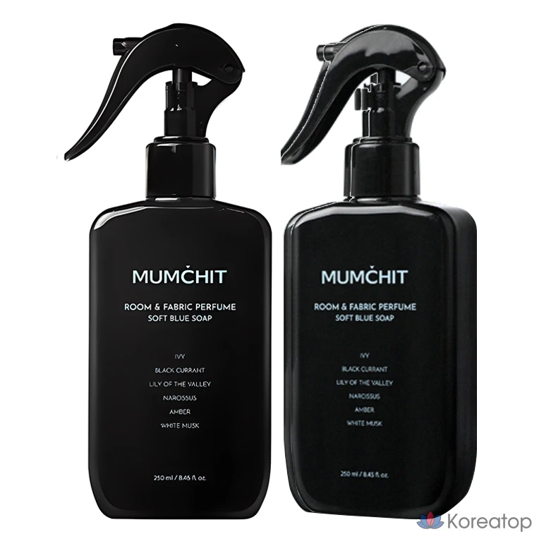 Парфюм для одежды MUMCHIT Large Capacity Fabric Perfume, оттенок Soft Blue Soap, 250 мл, 1 шт., фото 4