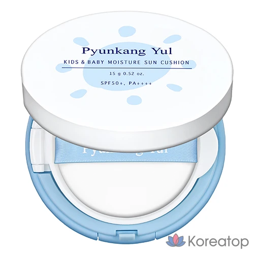 Солнцезащитный кушон Pyunkang Yul Kids &amp; Baby Moisture Sun Cushion SPF50+ PA++++, 15 г, 1 шт.
