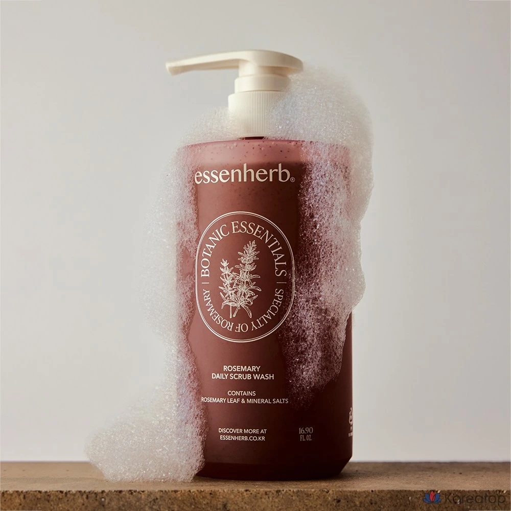 Скраб для тела EssenHerb Rosemary Daily Scrub Wash, 500 мл, 1 шт.