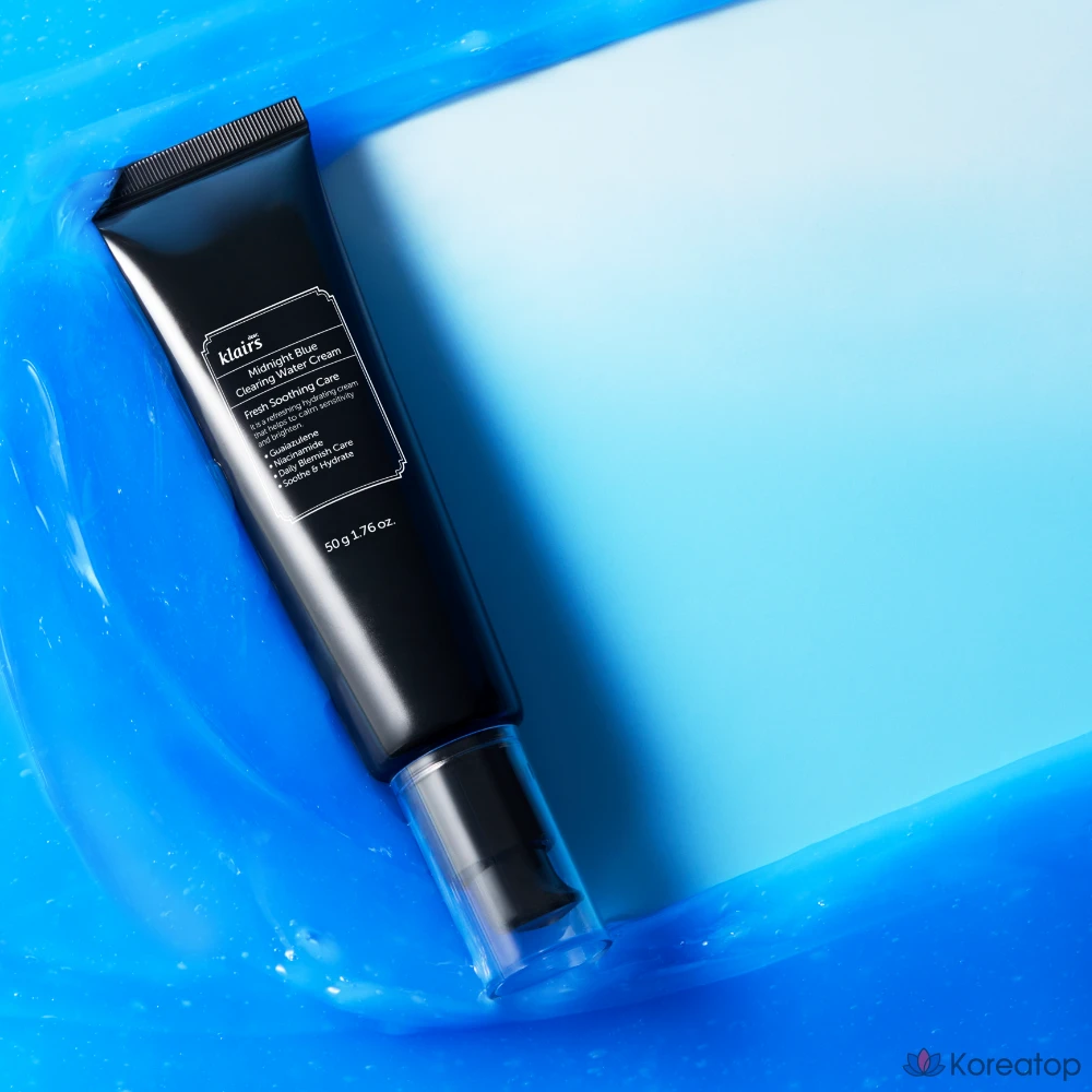 Крем Dear, Klairs Midnight Blue Clearing Water Cream, 50 г, 1 шт.