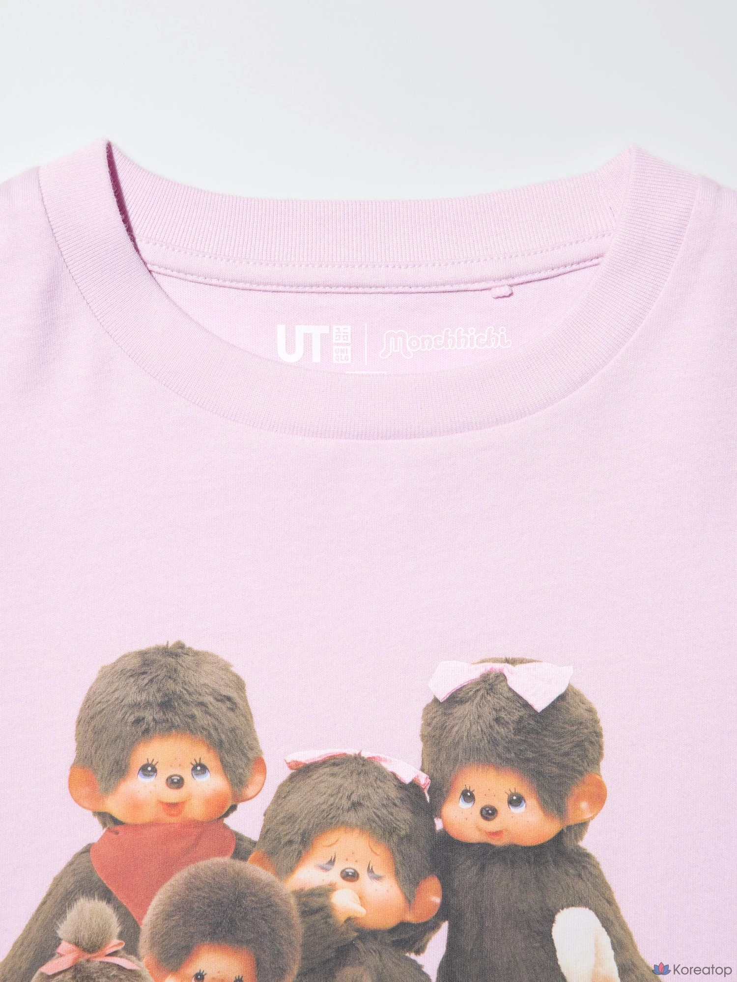 Футболка для девочек Uniqlo Monchhichi UT Graphic T