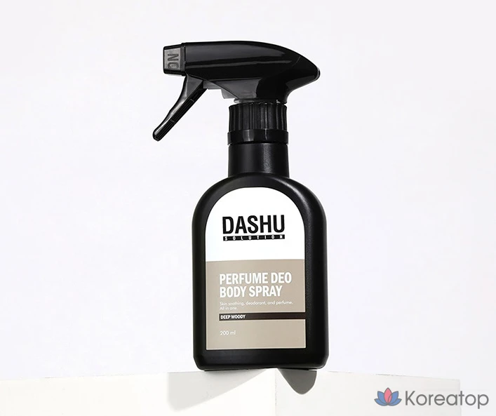 Дезодорант-спрей для тела DASHU Solution Perfume Deodorant Body Spray Deep Woody, 200 мл, 1 шт.