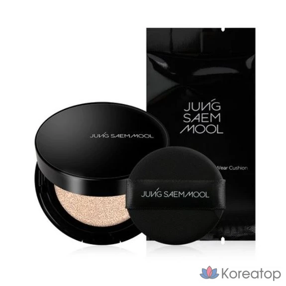 Кушон Jungsaemmool Essential Skin Nuder Longwear Cushion Fair Light, основной блок + сменный блок, 1 шт.