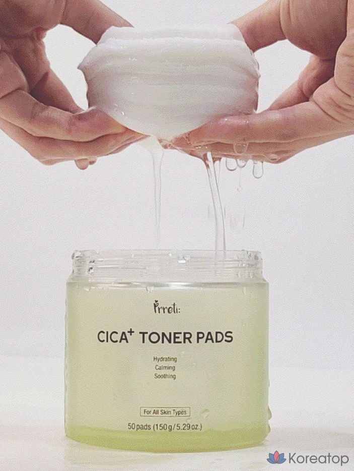 Тонер-пэды Prreti Cica Plus Toner Pad, 150 г, 50 шт.