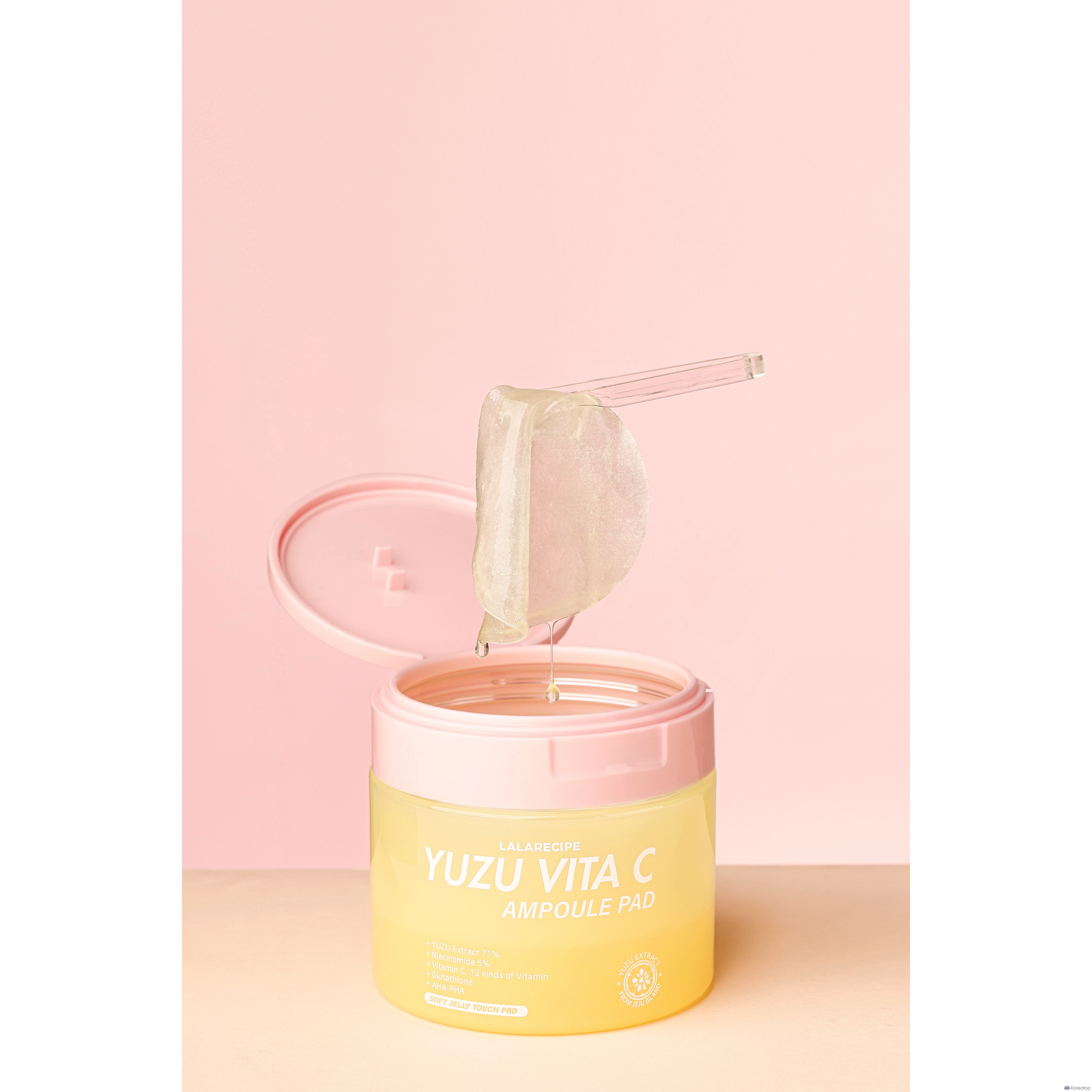 Ампульные пэды LALARECIPE Yuja Vitamin Ampoule Pad, 80 шт.