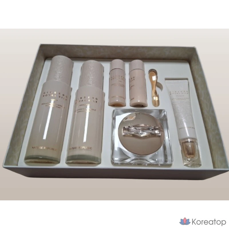 Набор для ухода Nature Republic Ginseng Royal Silk 3-piece Set, 1 шт.
