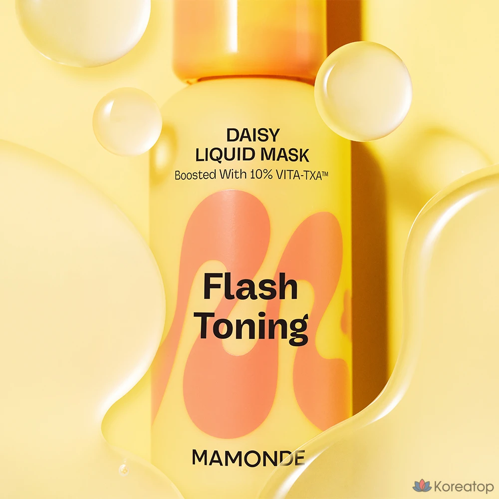 Жидкая маска для лица Mamonde Flash Toning Daisy Liquid Mask, 80 мл, 1 шт.