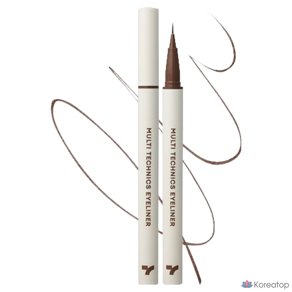 Подводка для глаз Tony Moly I’ton Multi Technics Eyeliner, оттенок 02 Deep Brown, 0.6 г, 1 шт.