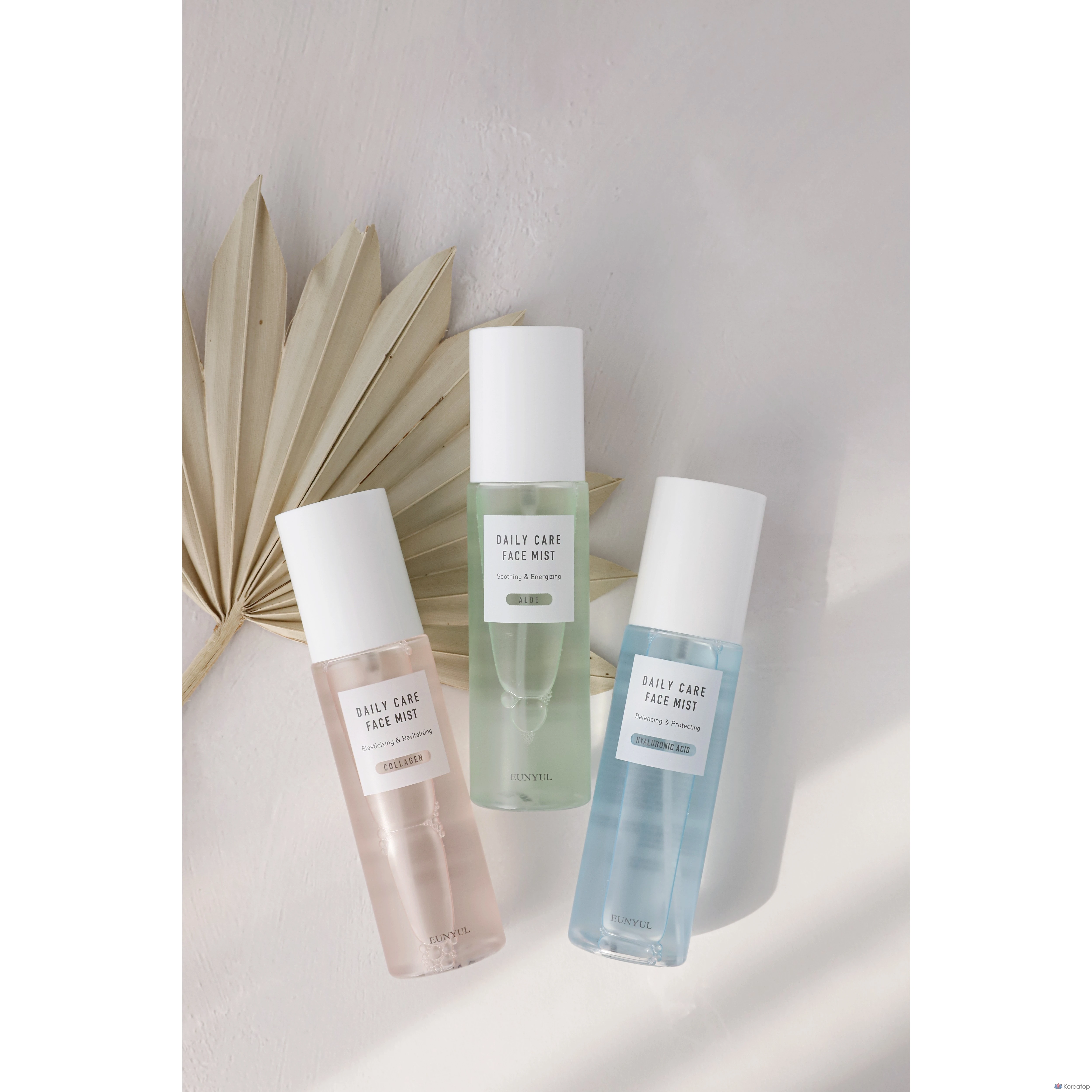 Набор для ухода Eunyul Daily Care Mist 3-piece Set (Collagen, Aloe, Hyaluronic Acid), 100 мл, 1 шт.