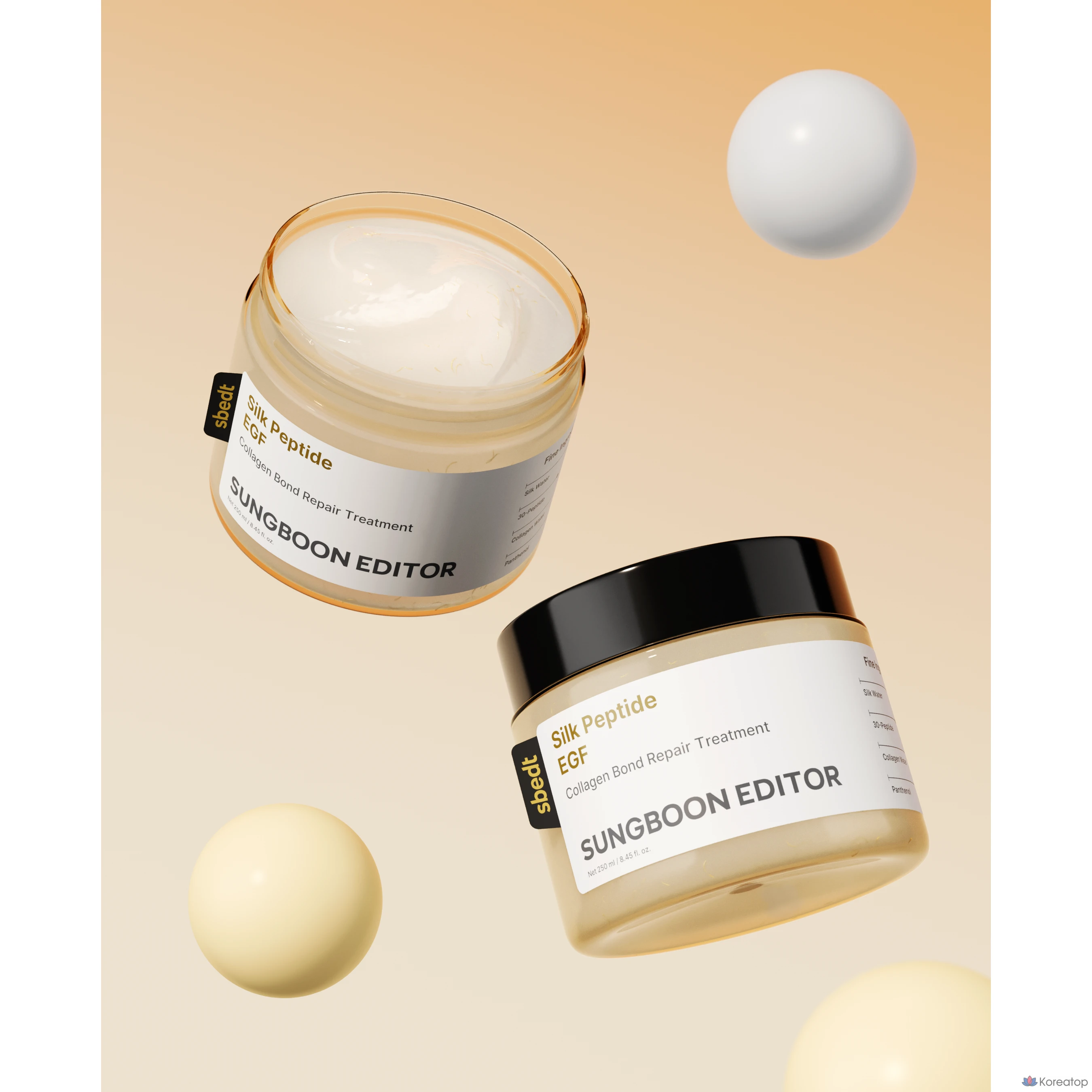 Восстанавливающая маска для волос Sungboon Editor Silk EGF Gold Collagen Hair Pack, 250 мл, 1 шт.