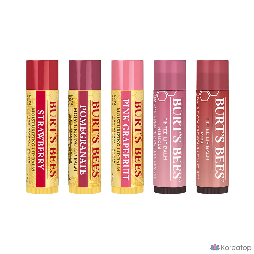 Бальзам для губ Burt's Bees Lovely Lip Balm Set, 5 шт.