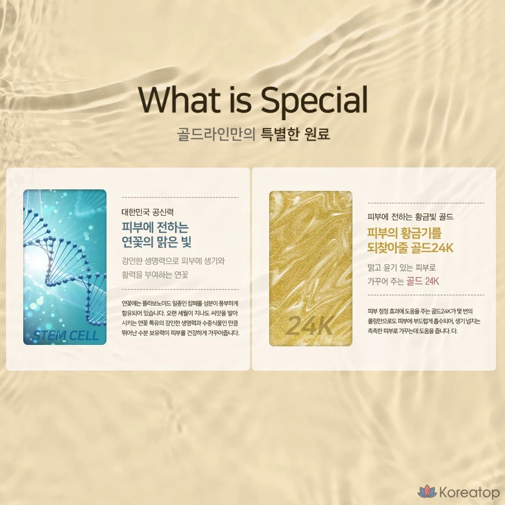 Набор для ухода Coreana Selcode Gold Line 8-piece Set, 1 шт.
