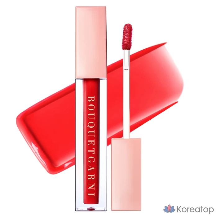 Тинт для губ Bouquet garni Glam Dew Lip Tint, оттенок 03 Attention Red, 3.5 г, 1 шт.