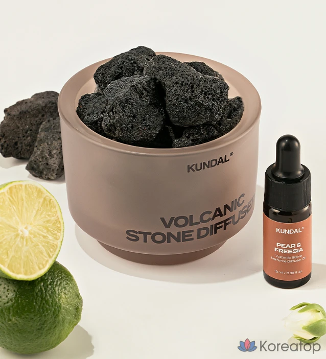 Диффузор Kundal Volcanic Stone Perfume Diffuser Set, аромат Pear & Freesia, 10 мл, 1 шт., фото 3