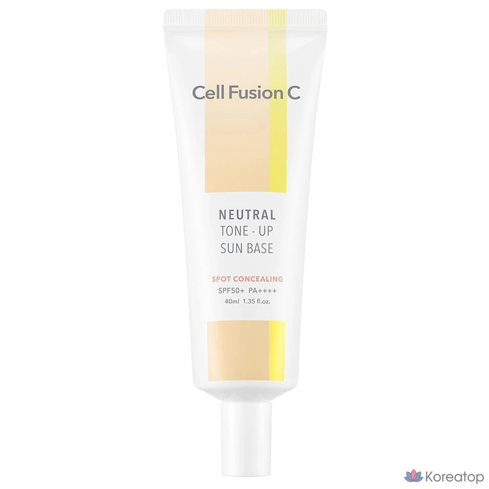 Солнцезащитный крем CELL FUSION C Neutral Tone-Up Sun Base SPF50+ PA++++, 40 мл, 1 шт.