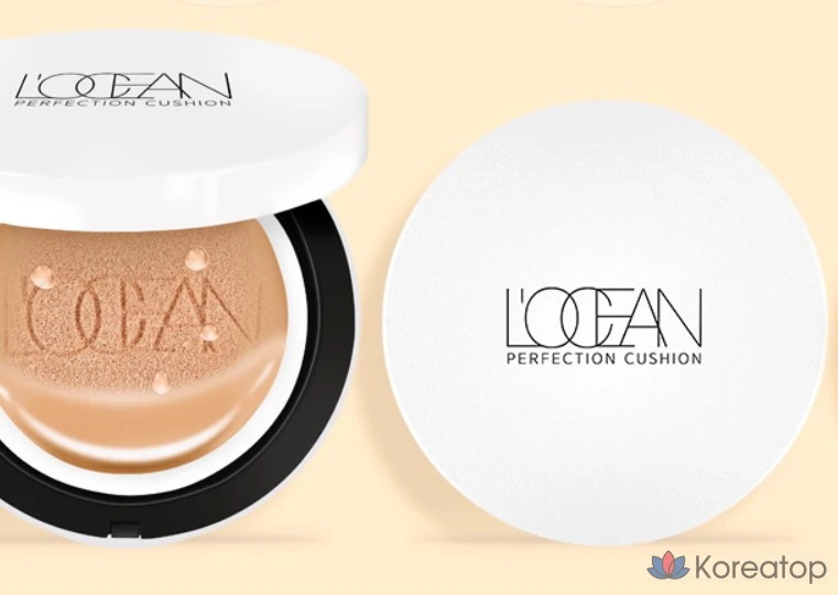 Кушон L'OCEAN Perfection Cushion Pact, оттенок 33 Cappuccino, 25 г, 1 шт., фото 4