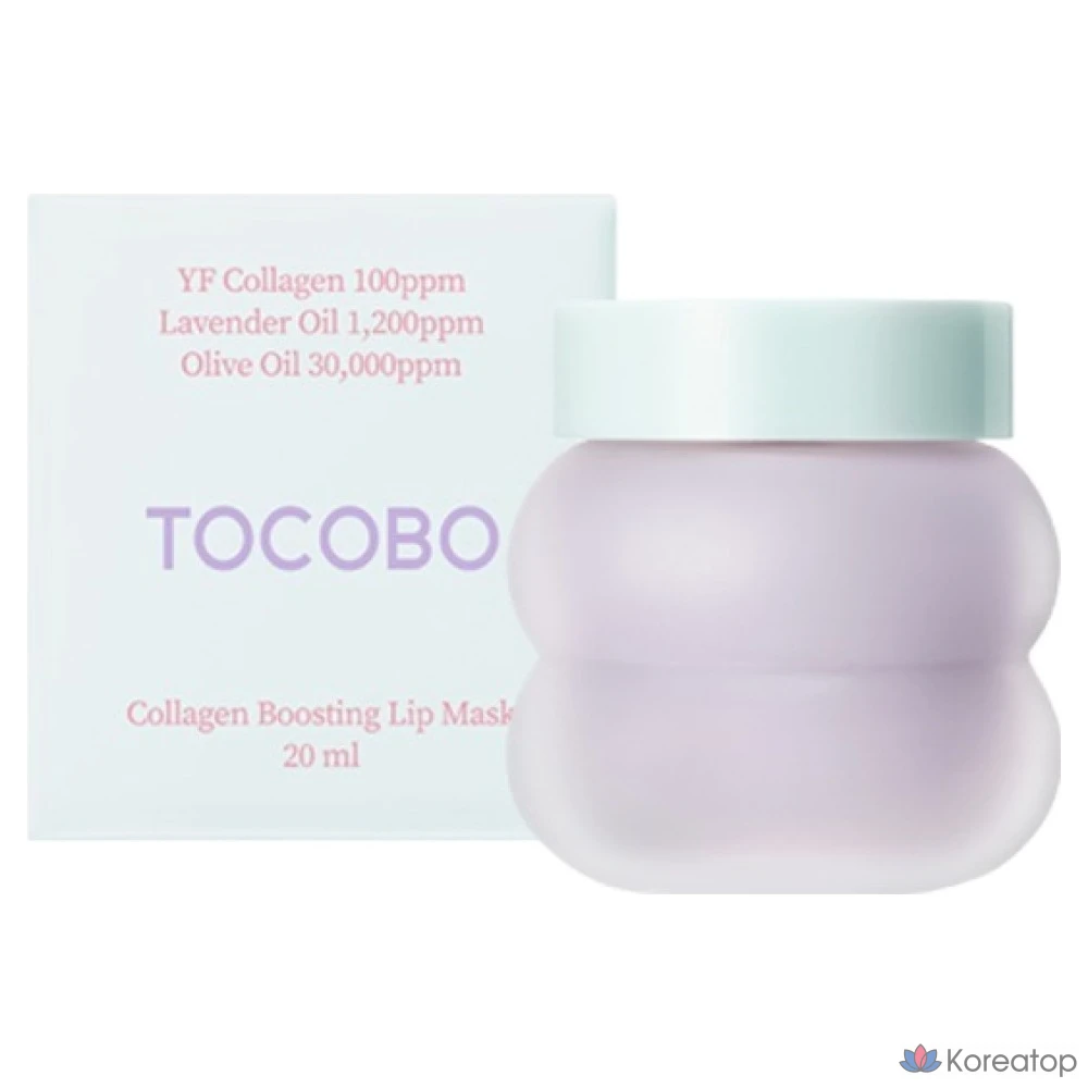 Бальзам для губ Tocobo Collagen Boosting Lip Mask, 20 мл, 1 шт.