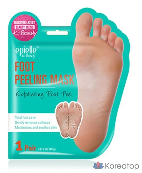 Пилинг для ног Epielle Foot Peeling Mask, 40 г, 6 шт.