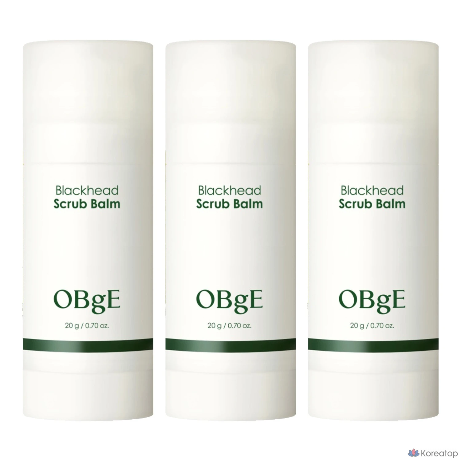 Скраб-бальзам для лица OBge Blackhead Stick Scrub Balm, 20 г, 3 шт.