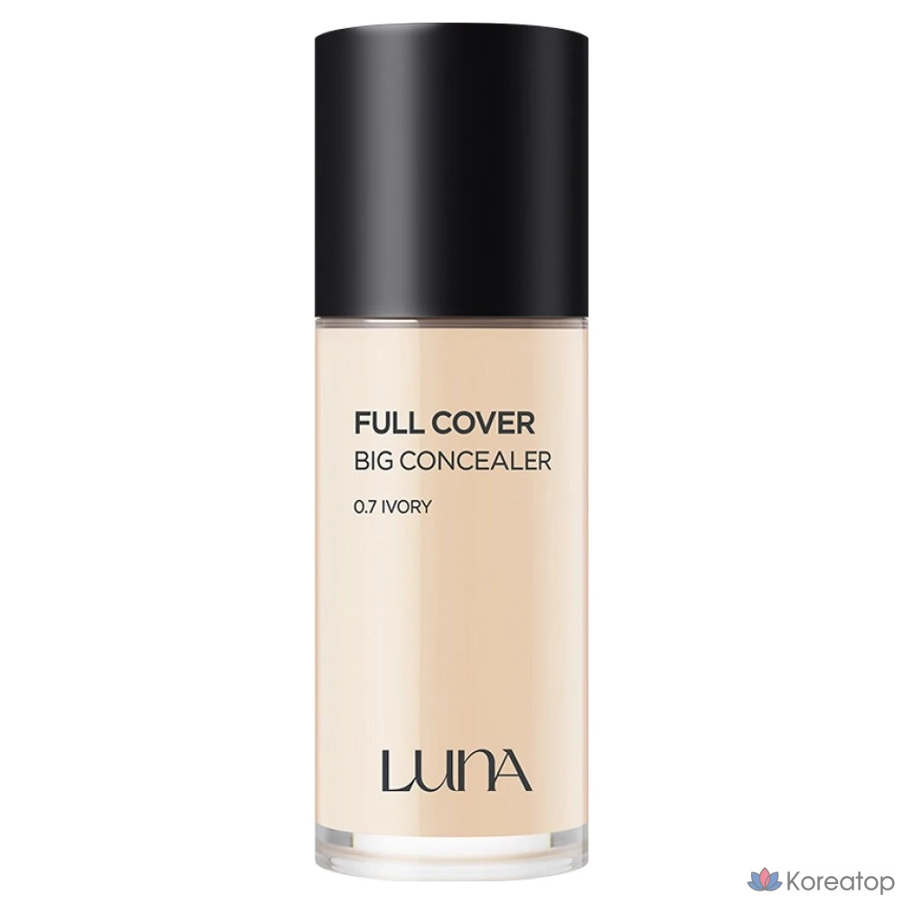 Консилер Luna Long Lasting Full Cover Big Concealer, оттенок 0.7 Ivory, 40 г, 1 шт.