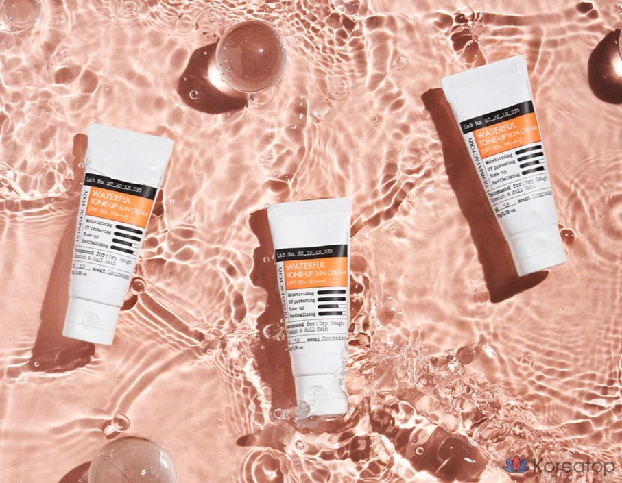 Солнцезащитный крем Derma Factory Waterful Tone Up Sun Cream SPF50+ PA+++, 50 г, 1 шт., фото 4
