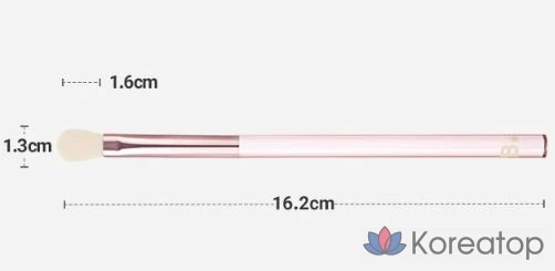 Кисть для макияжа BANILA CO Blending Brush, оттенок Pink, 1 шт.