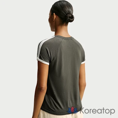 Топ женский Nike Skims Stretch Knit V-Neck Short Sleeve Top, фото 2