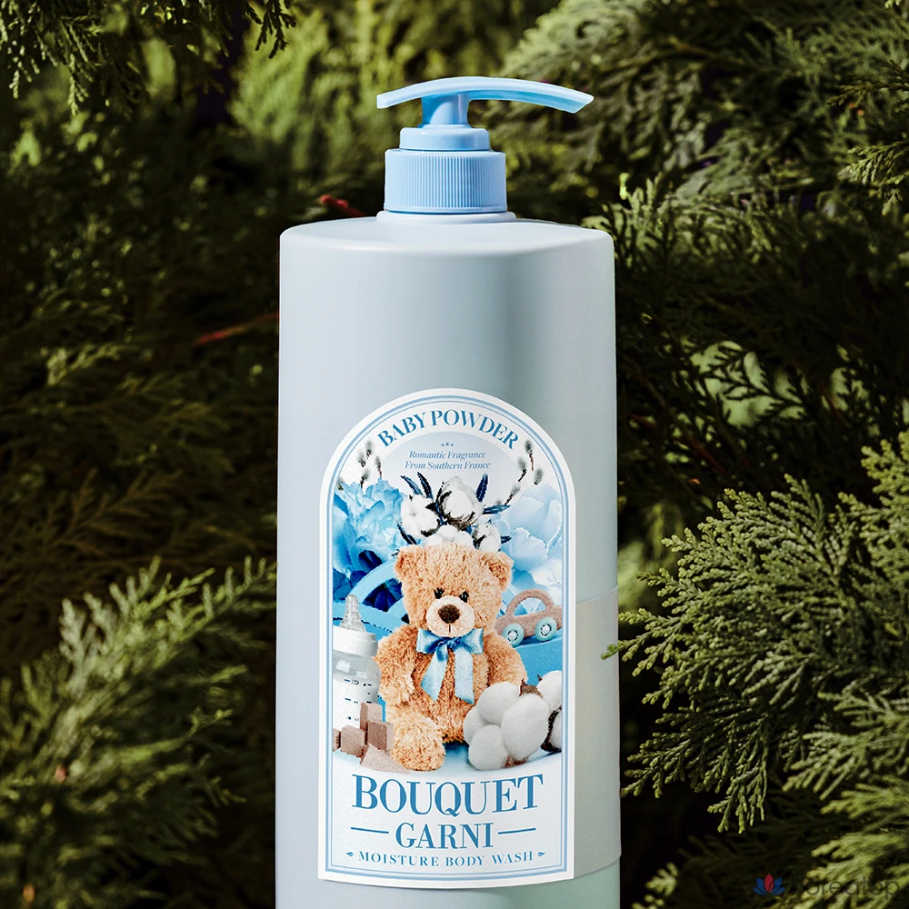 Гель для душа Bouquet garni Moisture Body Wash, аромат Baby Powder, 1.5 л, 1 шт.