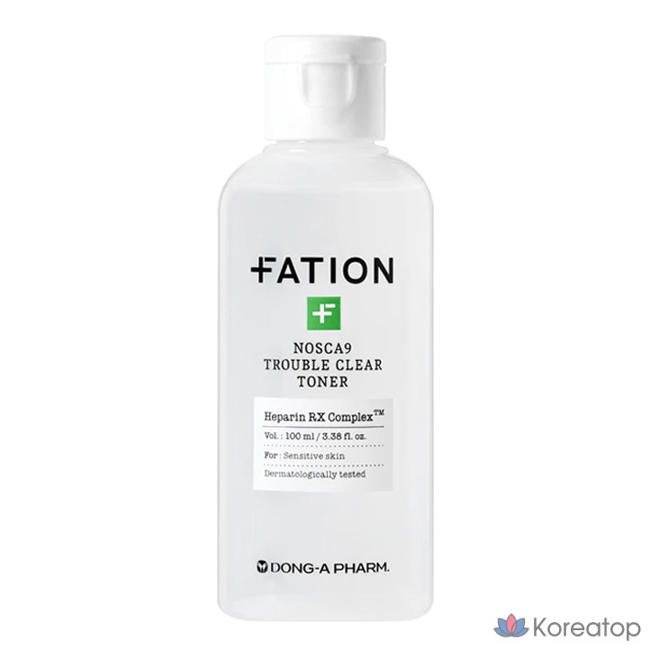 Тонер FATION No Scar Nine Trouble Clear Toner, 100 мл, 1 шт.