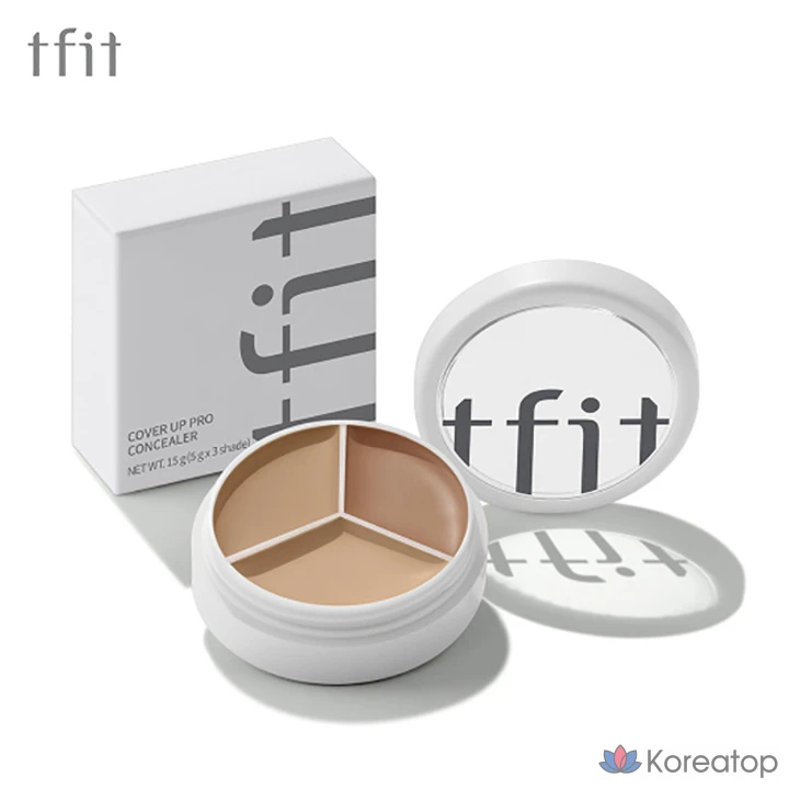 Консилер TFIT Cover Up Pro Concealer, оттенок Warm (Deep Beige/Natural Beige/Peach Beige), 1 шт., фото 3
