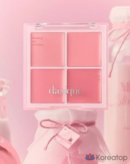 Румяна Dasique Blending Mood Cheek, оттенок 19 Milky Berry, 8 г, 1 шт., фото 3