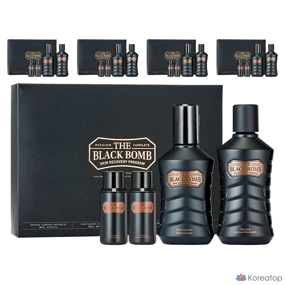 Набор для ухода The Face Shop The Blackbam Special Set For Men, 5 шт.