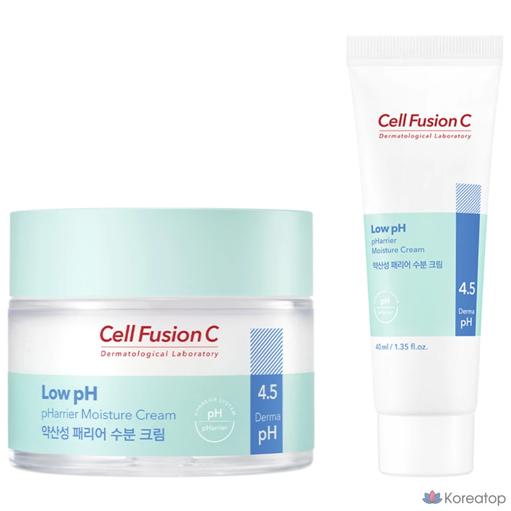 Набор для ухода CELL FUSION C Low pH Barrier Moisturizing Cream Set, 120 мл, 1 шт.