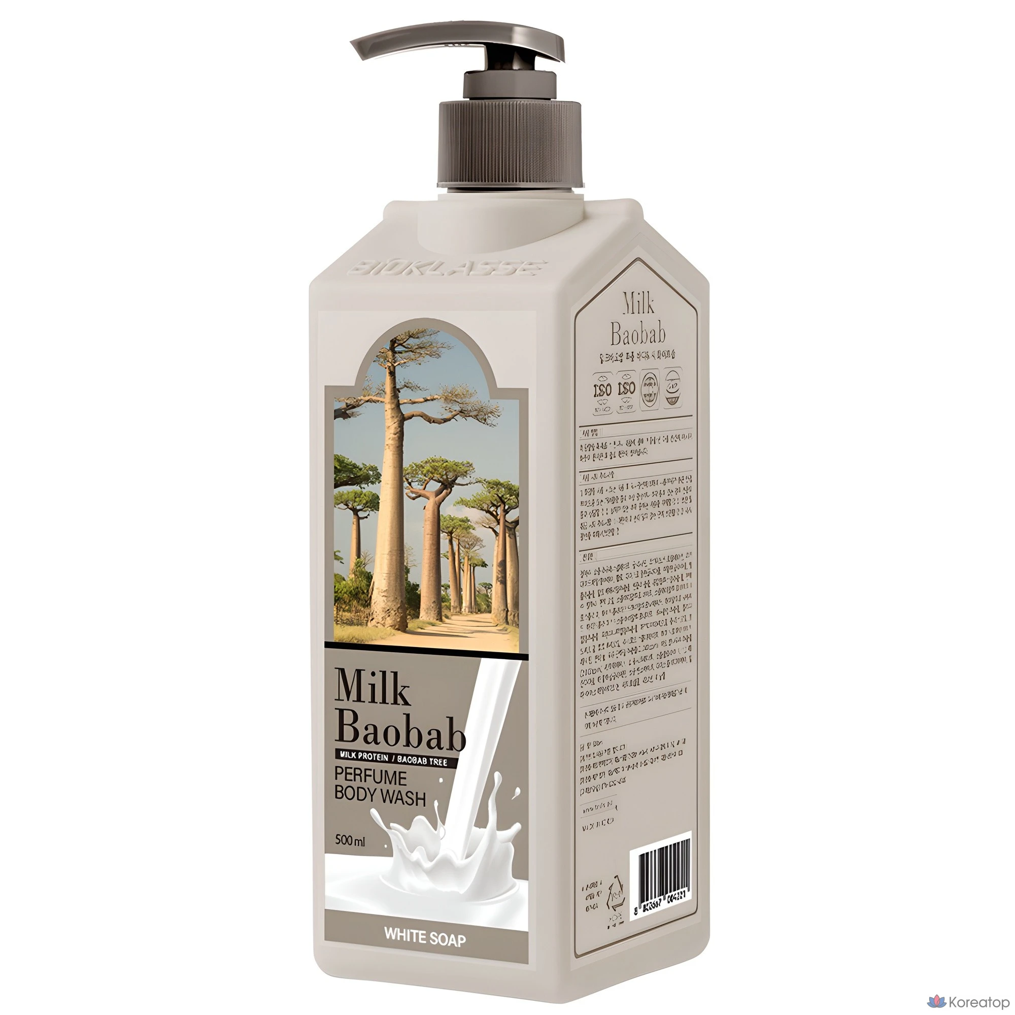 Гель для душа Milk Baobab Perfume Body Wash White Soap Scent, 500 мл, 1 шт.
