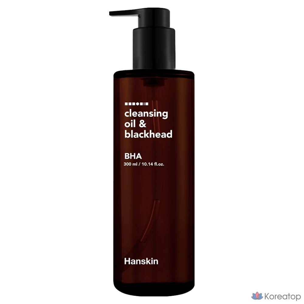 Гидрофильное масло HANSKIN Cleansing Oil &amp; Blackhead BHA, 300 мл, 1 шт.