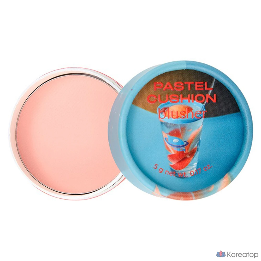 Кушон-блушер The Face Shop ACID Pastel Cushion Blusher, оттенок 06 Peach Sour, 5 г, 1 шт.