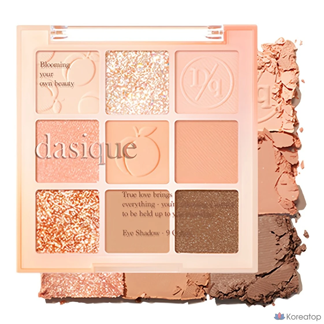 Тени для век Dasique Shadow Palette, 14 Peach Squeeze, 1 шт.