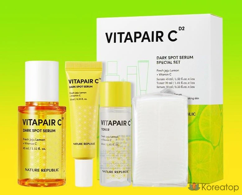 Набор для ухода Nature Republic Special Vita C Spot Serum 6-piece Set, 1 шт., фото 2