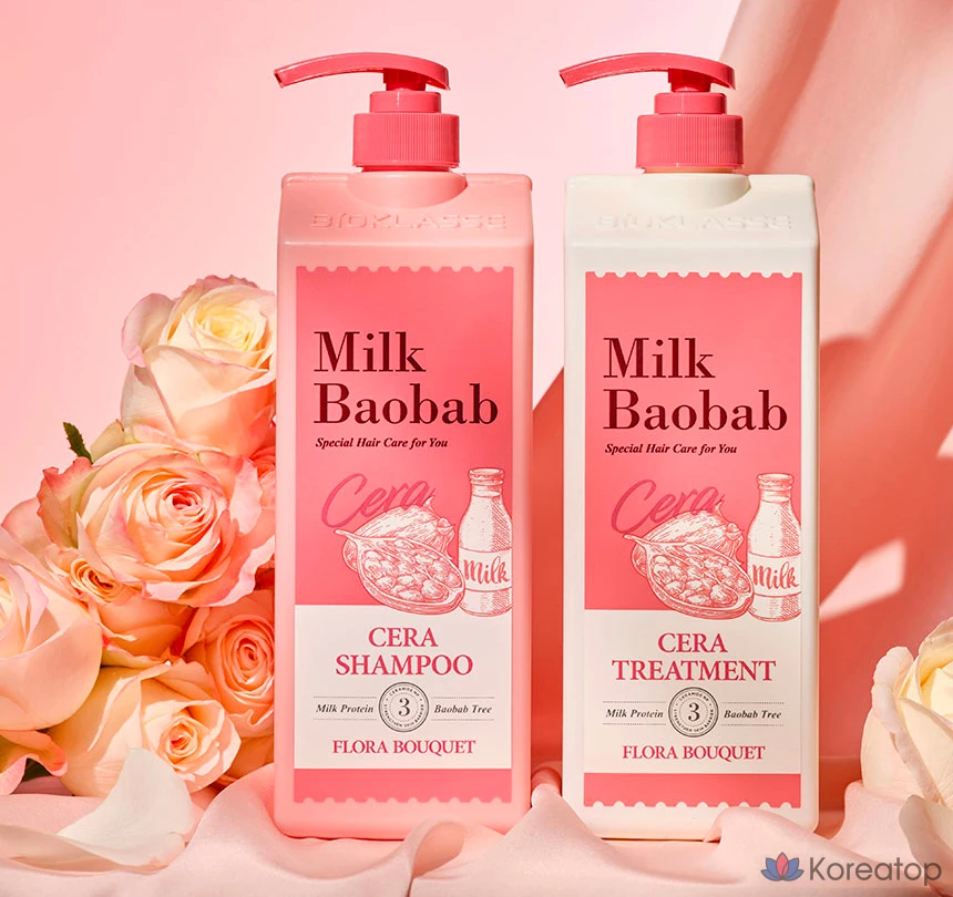 Кондиционер для волос Milk Baobab Sera Treatment Flora Bouquet, 1.2 л, 1 шт., фото 2