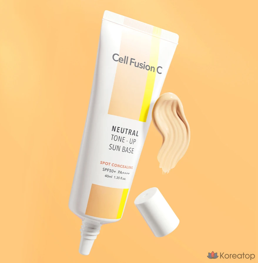 Солнцезащитный крем CELL FUSION C Neutral Tone-Up Sun Base SPF50+ PA++++, 40 мл, 1 шт.
