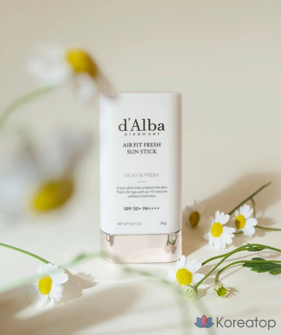 Солнцезащитный стик d'Alba Air Fit Fresh Sun Stick SPF50+ PA++++, 19 г, 1 шт.