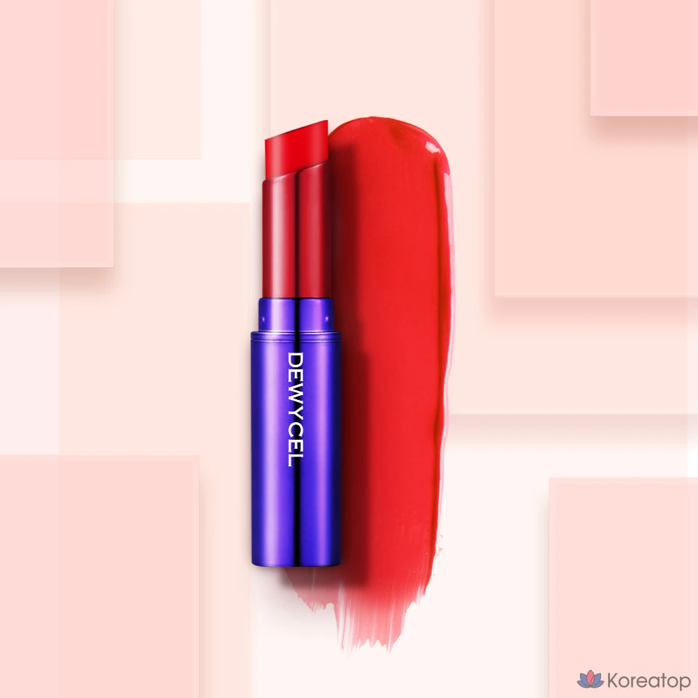 Тинт-бальзам для губ DEWYCEL Tintouring Tinted Lip Balm, оттенок 01 Rare Pink, 4.5 г, 1 шт., фото 6